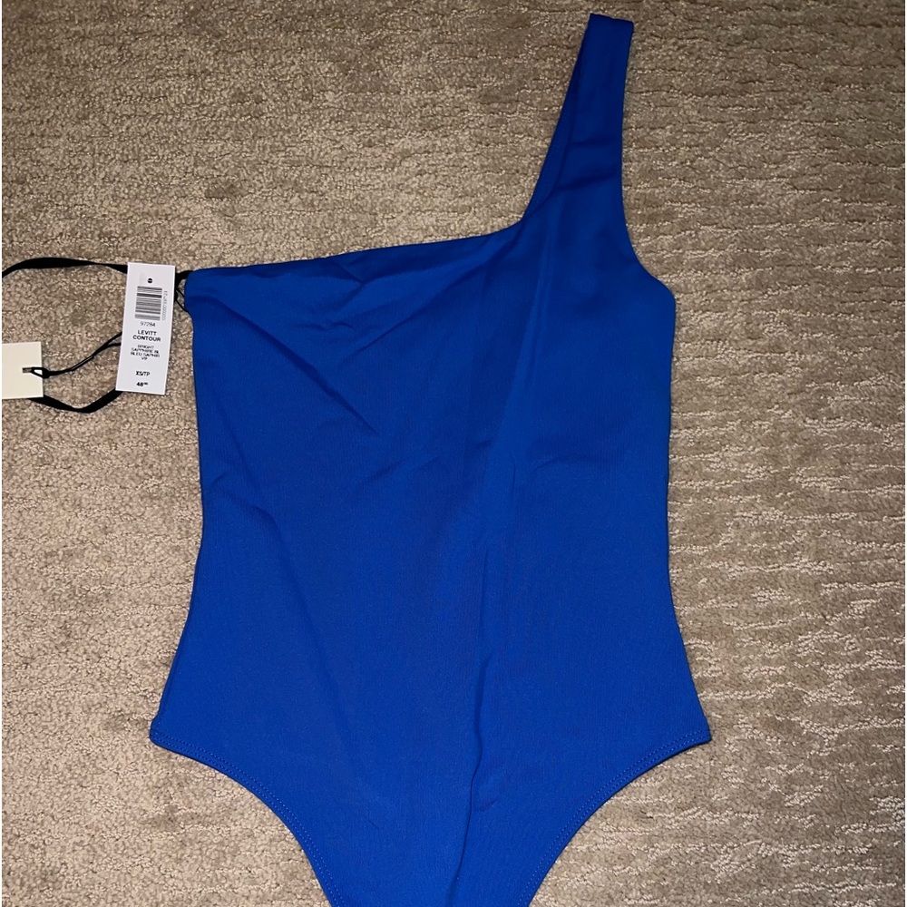 Blue bodysuit
